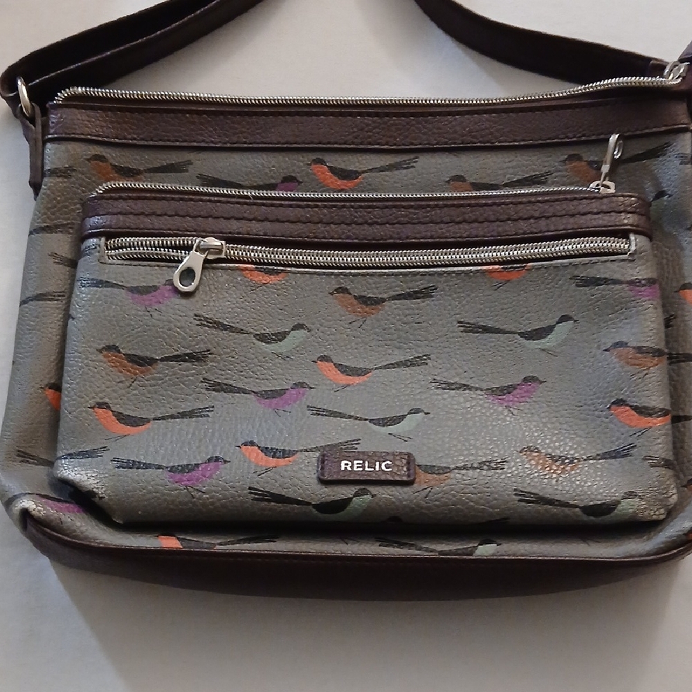 Relic Multicolor Bird Purse